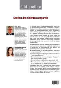 Gestion des sinistres corporels - Extrait 1